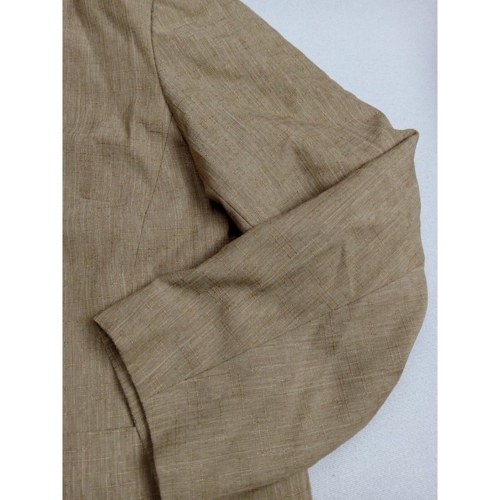 Audrey B Plus Size 22W Blazer 2 Bottons  Long Sleeve  Ribbed  White Pockets - Picture 4 of 13